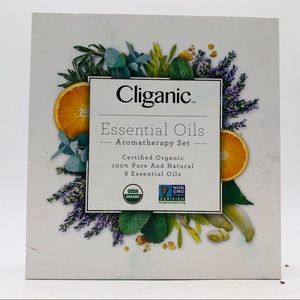 Cliganic Essential Oils. Gift Set. 8 bottles. Certified Organic